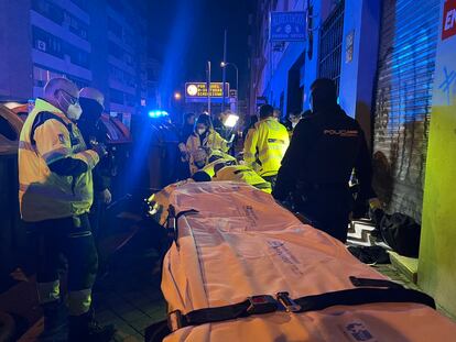 Atención sanitaria al menor agredido en Carabanchel el 19 de febrero de 2023.