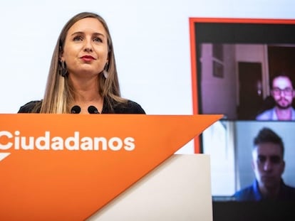 Melisa Rodríguez, portavoz de la ejecutiva nacional de Ciudadanos.