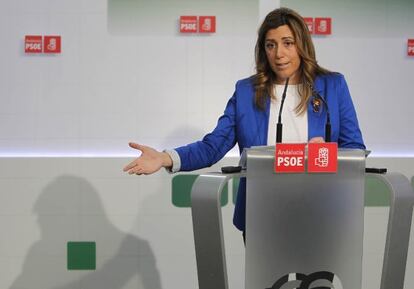 Susana D&iacute;az, secretaria de Organizaci&oacute;n del PSOE andaluz.