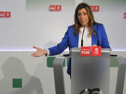 Susana D&iacute;az, secretaria de Organizaci&oacute;n del PSOE andaluz.