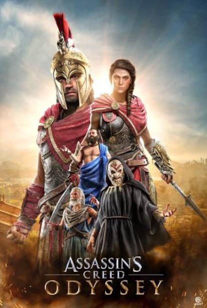 Un póster del videojuego 'Assassin's creed odyssey'.