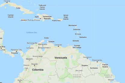 Mapa de la zona en la que ha tenido lugar el ataque pirata.