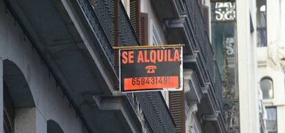 Vivienda en alquiler.