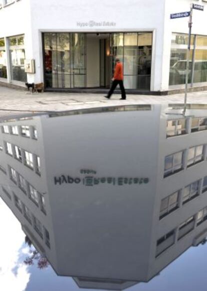 Sede central del banco Hypo Real Estate AG en Múnich.