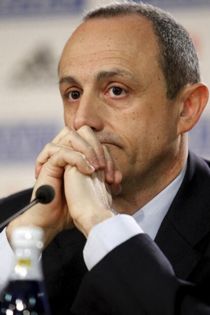 Ettore Messina, durante un partido.