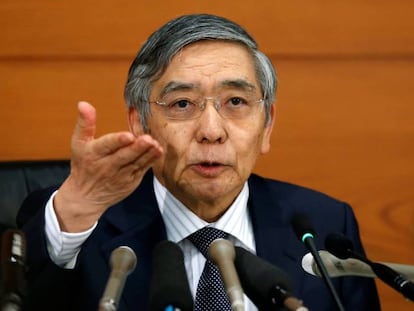 El gobernador del Banco de Jap&oacute;n, Harukiro Kuroda