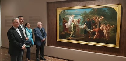 Presentación del cuadro de Raimundo de Madrazo en el Museo de la Catedral.