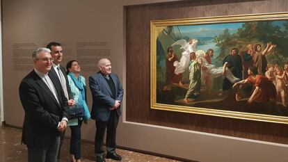Presentación del cuadro de Raimundo de Madrazo en el Museo de la Catedral.