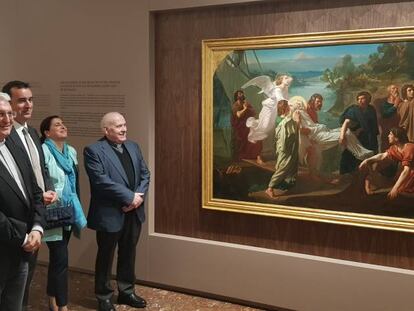 Presentación del cuadro de Raimundo de Madrazo en el Museo de la Catedral.