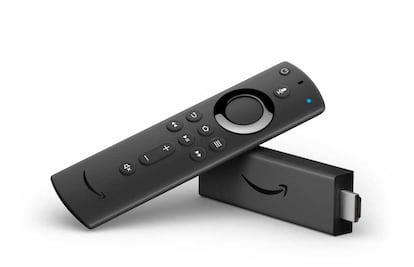 Fire TV Stick de color negro