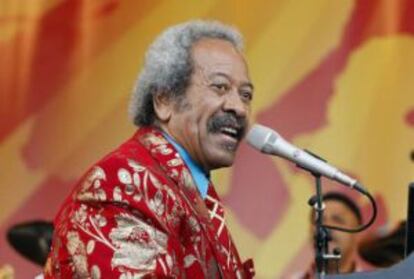 El pianista Allen Toussaint.