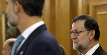 Mariano Rajoy este viernes en la Zarzuela.
