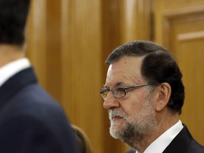 Mariano Rajoy este viernes en la Zarzuela.