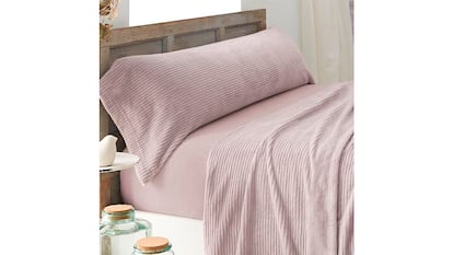 Sheet sets on white background