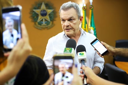 O deputado José Sarto (PDT) durante entrevista em julho de 2019.