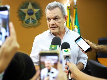 O deputado José Sarto (PDT) durante entrevista em julho de 2019.