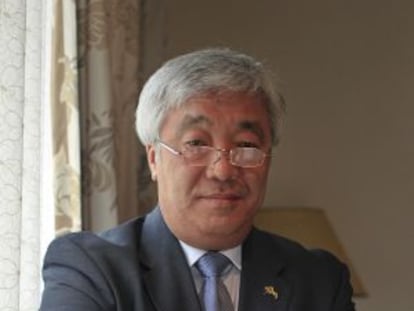 El ministro de Exteriores Idrissov esta semana en Madrid.