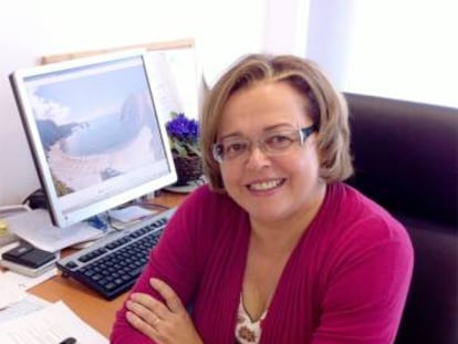 Rosa Men&eacute;ndez, en su oficina del Instituto Nacional del Carb&oacute;n, en una foto de archivo.