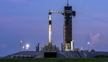 Falcon 98 de SpaceX para la misión Ax-4