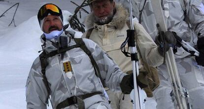 El príncipe Haakon de Noruega durante el 75 aniversario del sabotaje de la hidroeléctrica de Vemork.