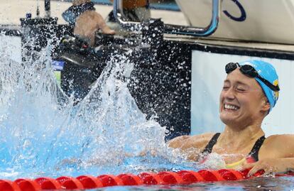 "Siempre hay que trabajar, nunca hay que rendirse y al final consigues lo que quieres", apuntó junto a la piscina olímpica, consciente de que deberá volver a nadar este jueves para disputar las eliminatorias de 800 libres.