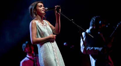 Amaia Romero, en el Teatro Real de Madrid, en julio.