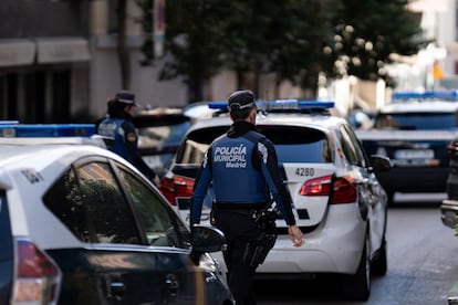 Agentes de Policía Local de Madrid, en noviembre de 2023.