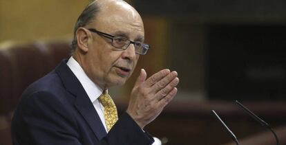 El ministro de Hacienda, Cristóbal Montoro.
