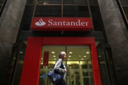 Oficina del Banco Santander. 
