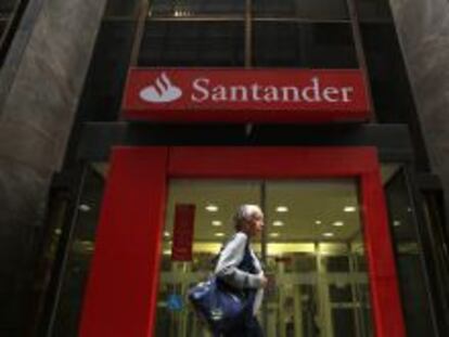 Oficina del Banco Santander. 