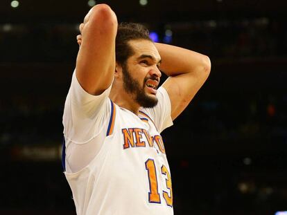 Joakim Noah en un partido con los Knicks esta temporada. 