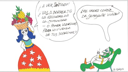 Peridis: “¿Y barrerás tú, Santiago?”