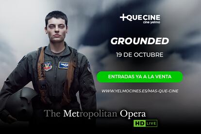 Cartel promocional de la ópera 'Grounded'