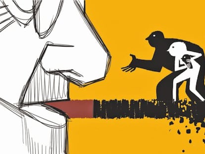 La sartén, el mango y el fuego