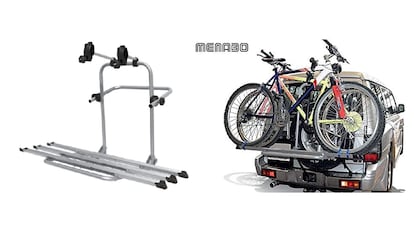 Este modelo de portabicicletas también se puede instalar en furgonetas. MENABO.