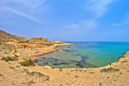 El arenal del Playazo, en el parque natural del Cabo de Gata-Níjar (Almería).