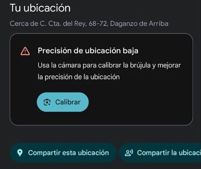 Uso de Calibrar en Google Maps