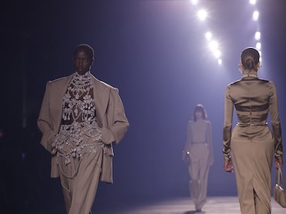 El desfile de Mugler del jueves ha sido el primero del portugués Miguel Castro Freitas para la marca.