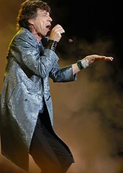 Mick Jagger, anoche, en Benidorm.
