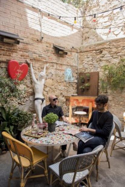 Patio de la tienda Passage, en Barcelona.