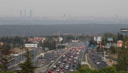 Contaminación en Madrid.