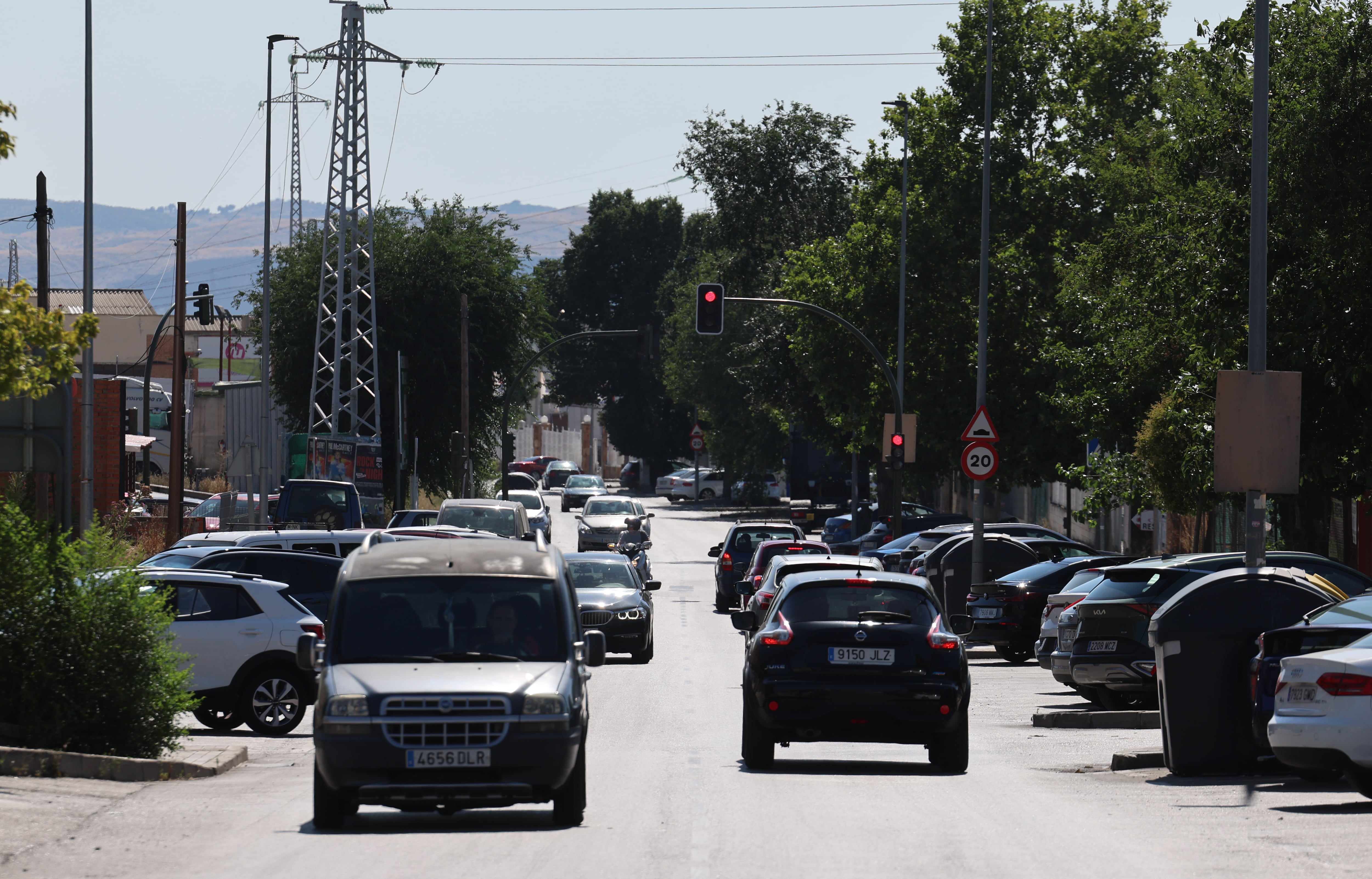 Tráfico en Arganda del Rey, cuyo alcalde se niega a instalar una zona de bajas emisiones.