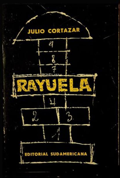 Portada de la primera edición de 'Rayuela', en 1963.