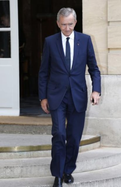 El due&ntilde;o del imperio del lujo franc&eacute;s Bernard Arnault.