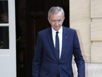 El due&ntilde;o del imperio del lujo franc&eacute;s Bernard Arnault.