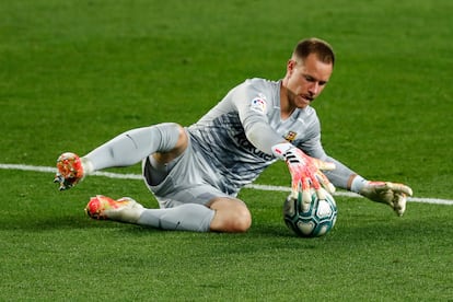 Ter Stegen, en el último Barça-Atlético.