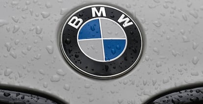 Logo de la marca alemana BMW.