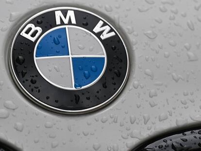 Logo de la marca alemana BMW.