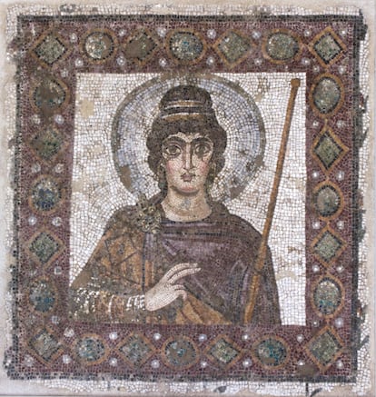 'Nuestra Señora de Cartago', mosaico (siglos IV-V)