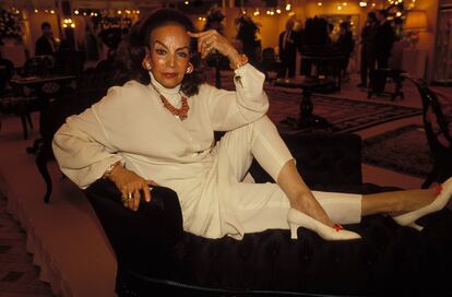 La actriz mexicana María Félix, en Francia, en una foto de archivo de 1990.